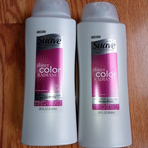Suave Sheer Color Radiance Protect & Revive Shampoo 28 oz pack of 2 - Picture 3 of 3